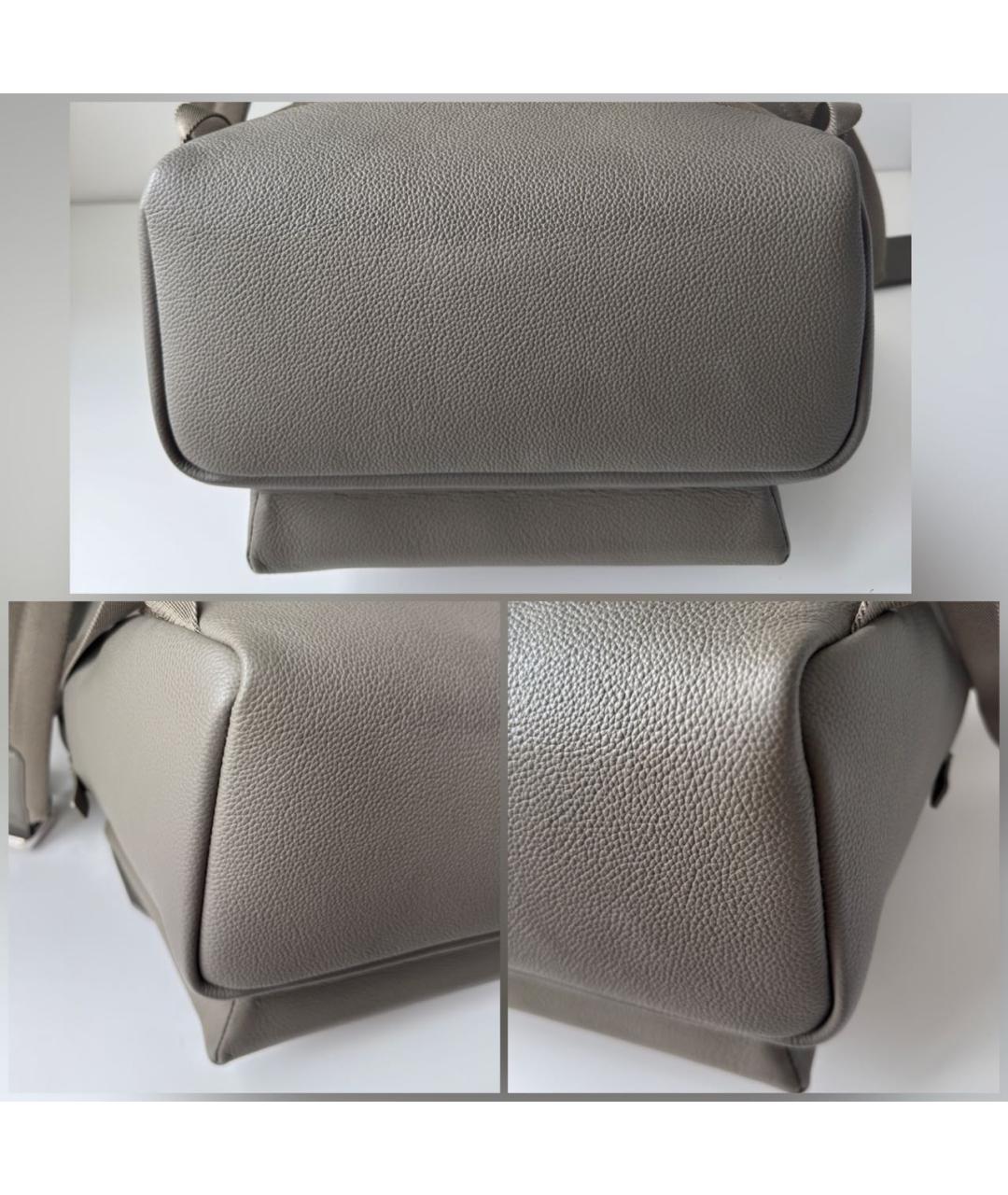 LOUIS VUITTON Хаки кожаный рюкзак, фото 6