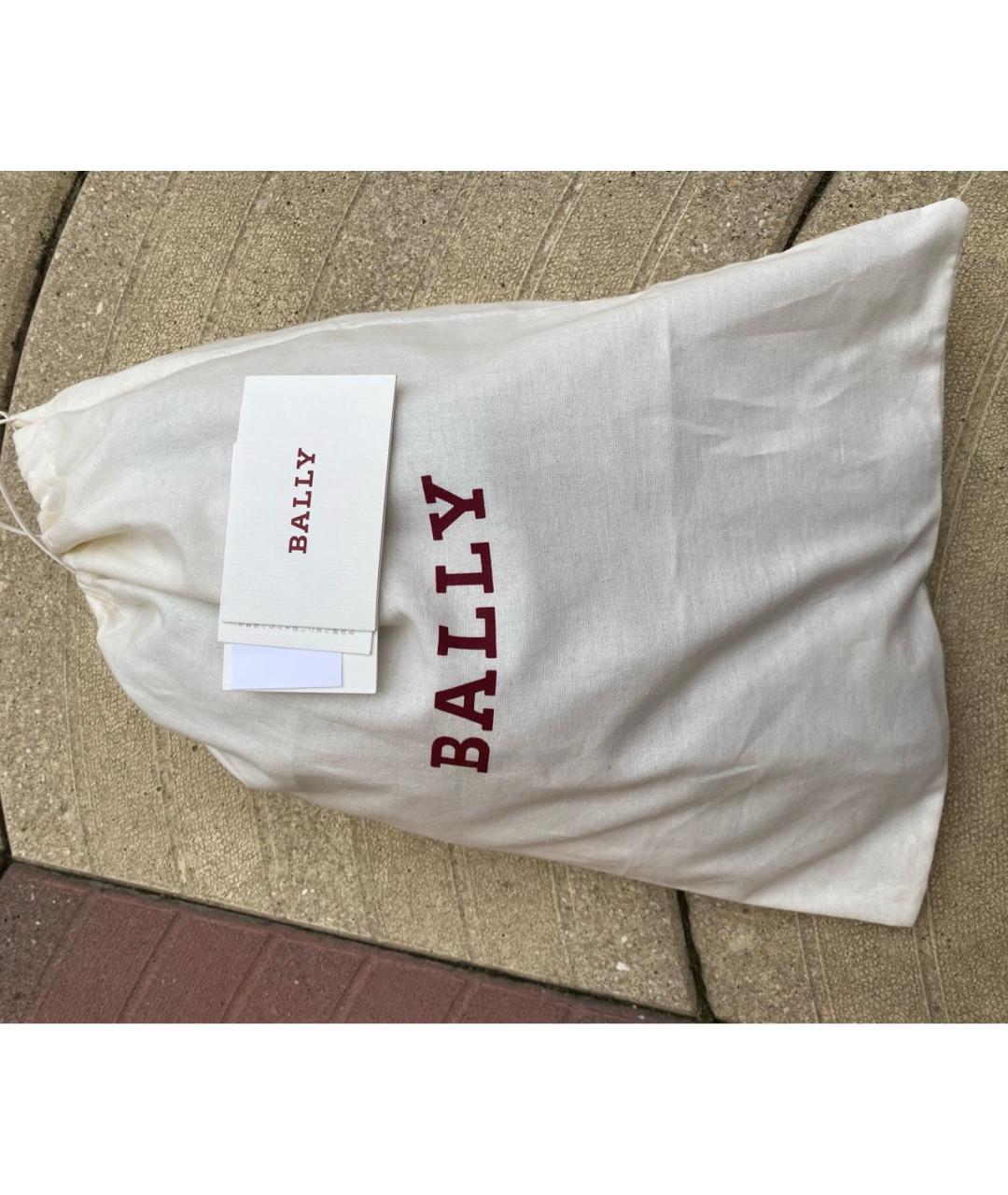 BALLY Серые кожаные туфли, фото 8