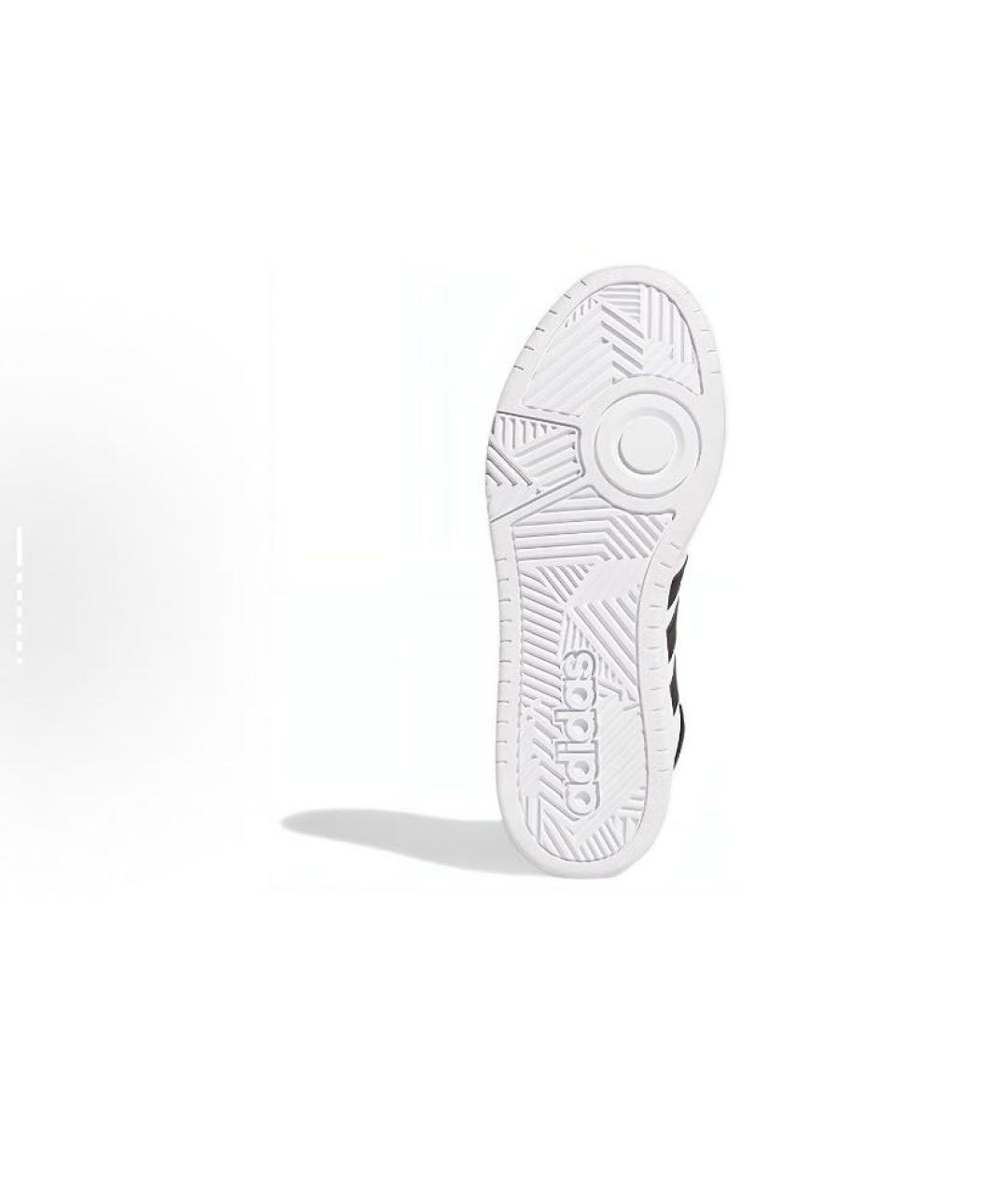 ADIDAS Белые кожаные высокие кроссовки / кеды, фото 6