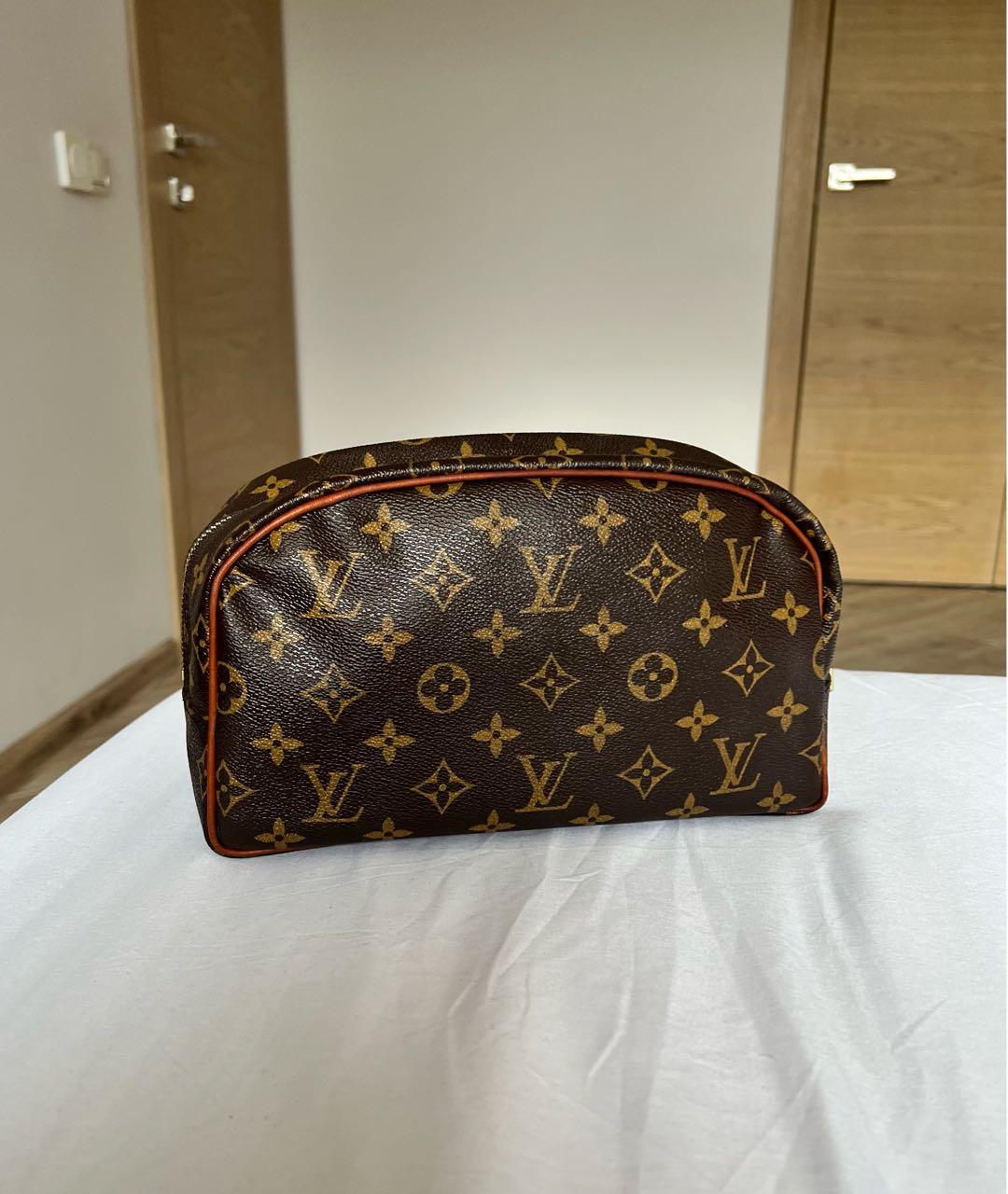 LOUIS VUITTON Коричневая косметичка, фото 2