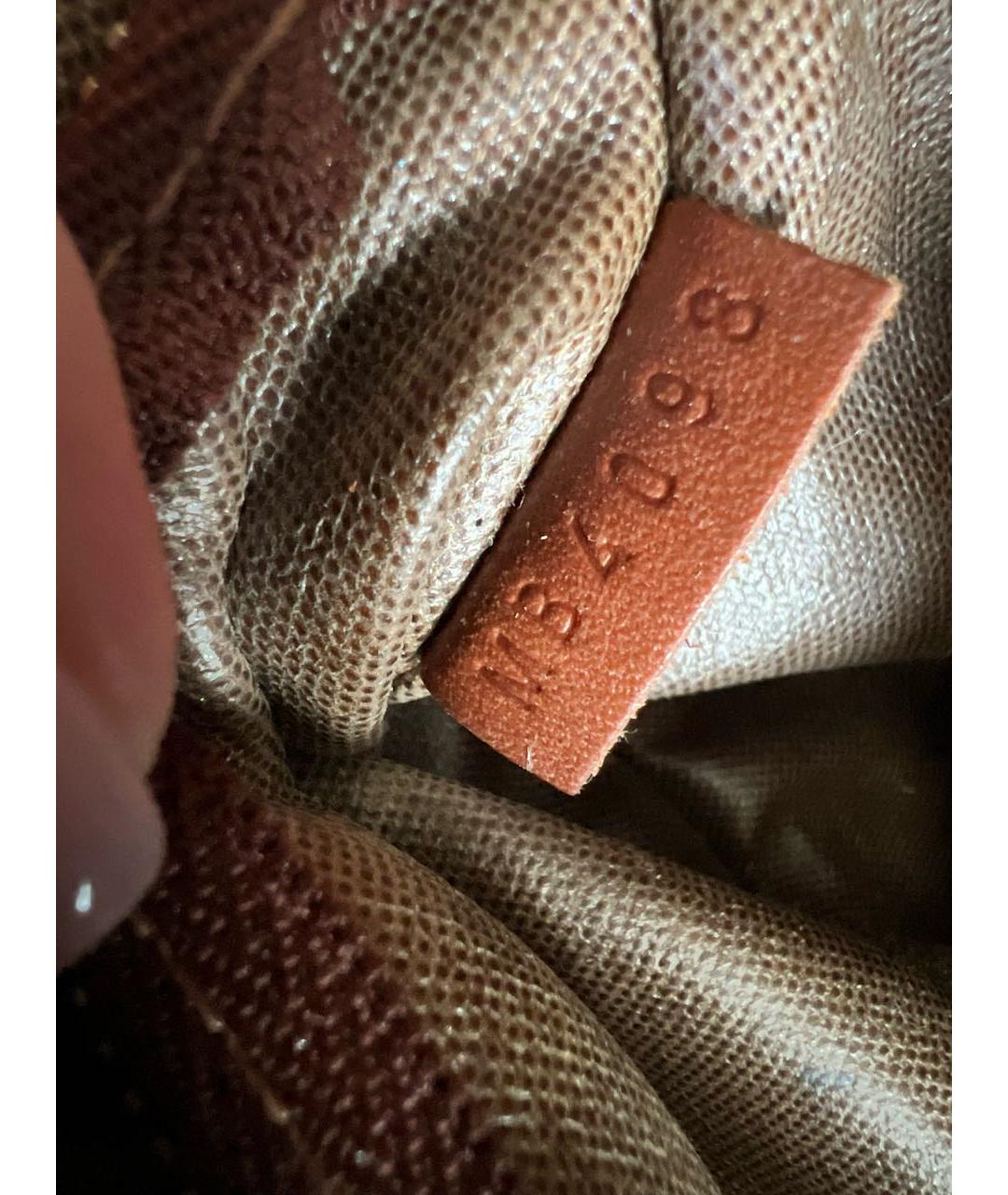 LOUIS VUITTON Коричневая косметичка, фото 8