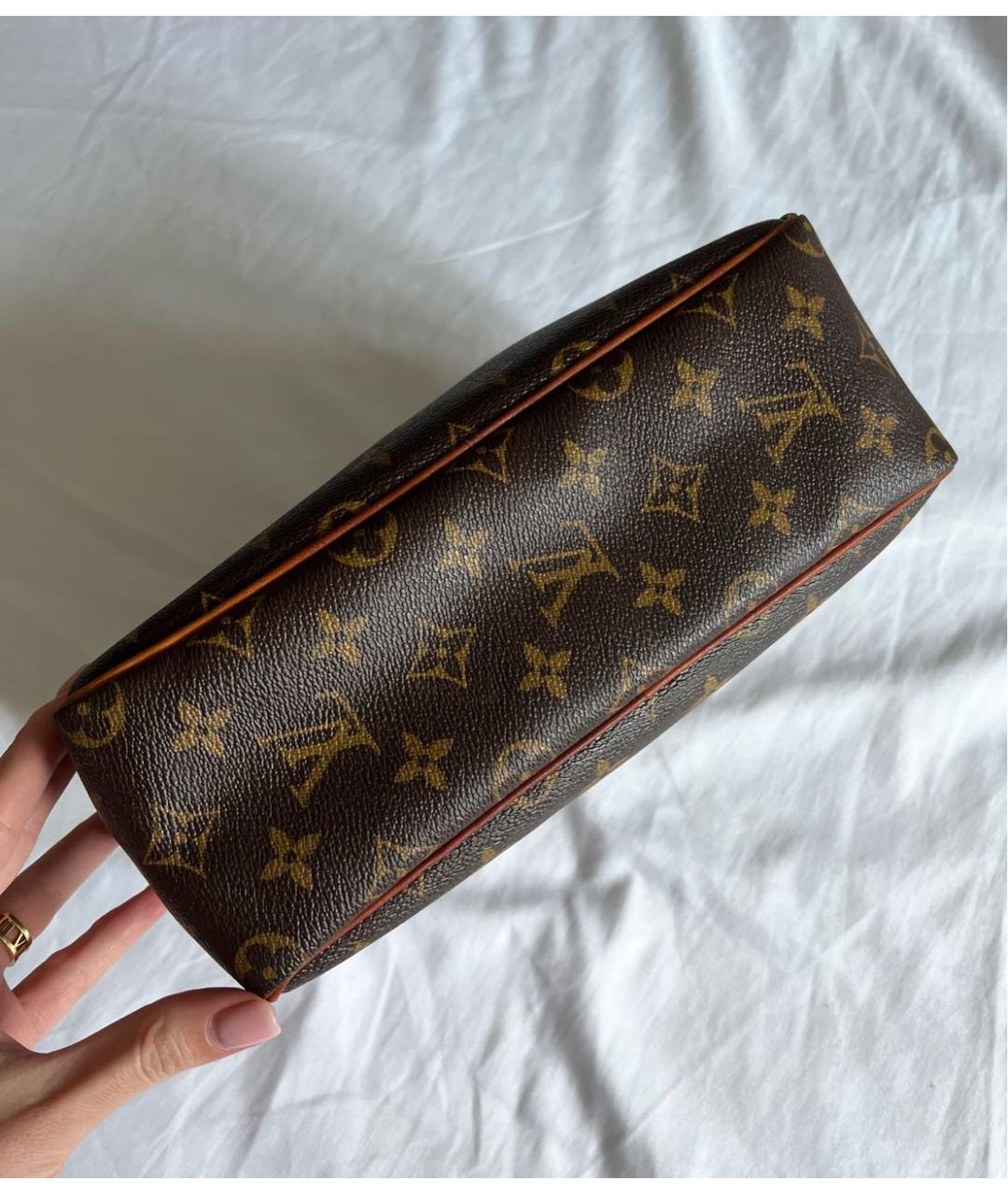 LOUIS VUITTON Коричневая косметичка, фото 6