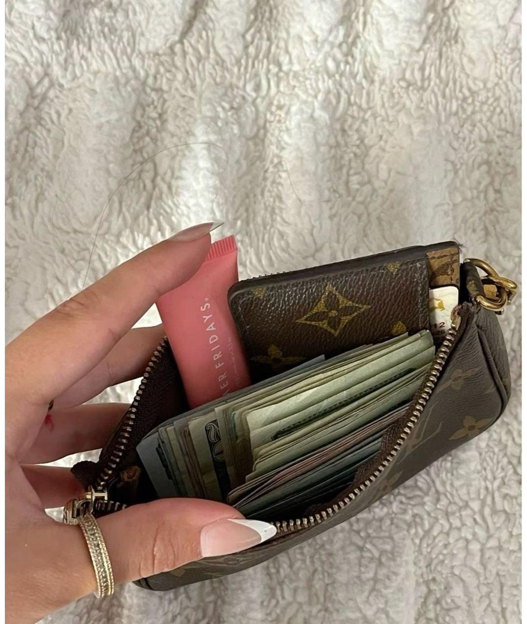 LOUIS VUITTON Кожаный кошелек, фото 6