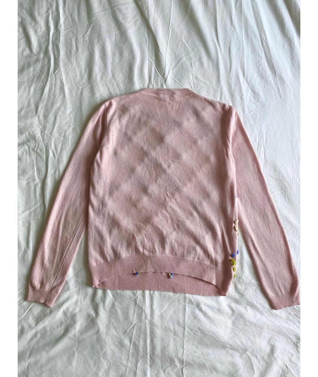 RED VALENTINO Розовый шерстяной джемпер / свитер, фото 2