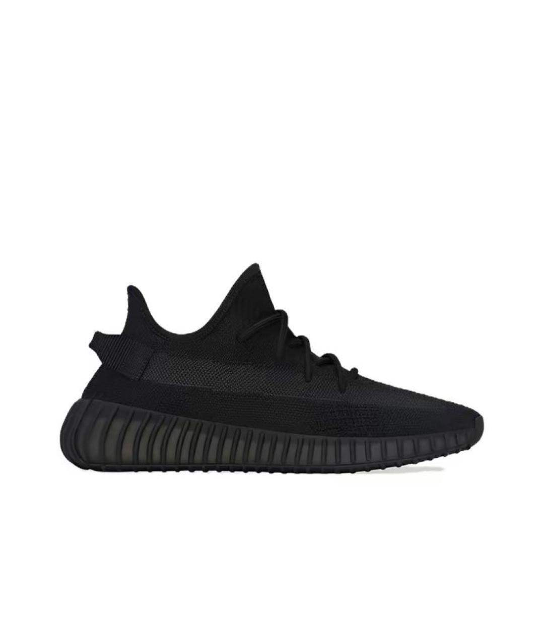 ADIDAS YEEZY Черные синтетические низкие кроссовки / кеды, фото 6
