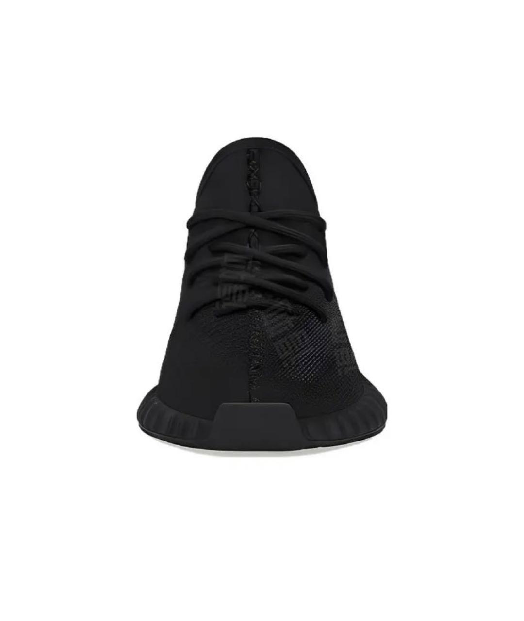 ADIDAS YEEZY Черные синтетические низкие кроссовки / кеды, фото 4