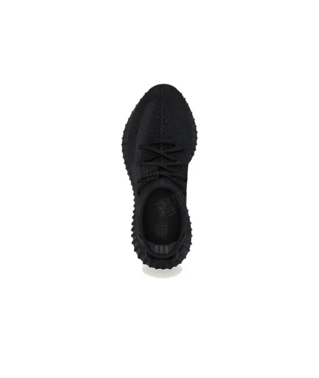 ADIDAS YEEZY Черные синтетические низкие кроссовки / кеды, фото 3