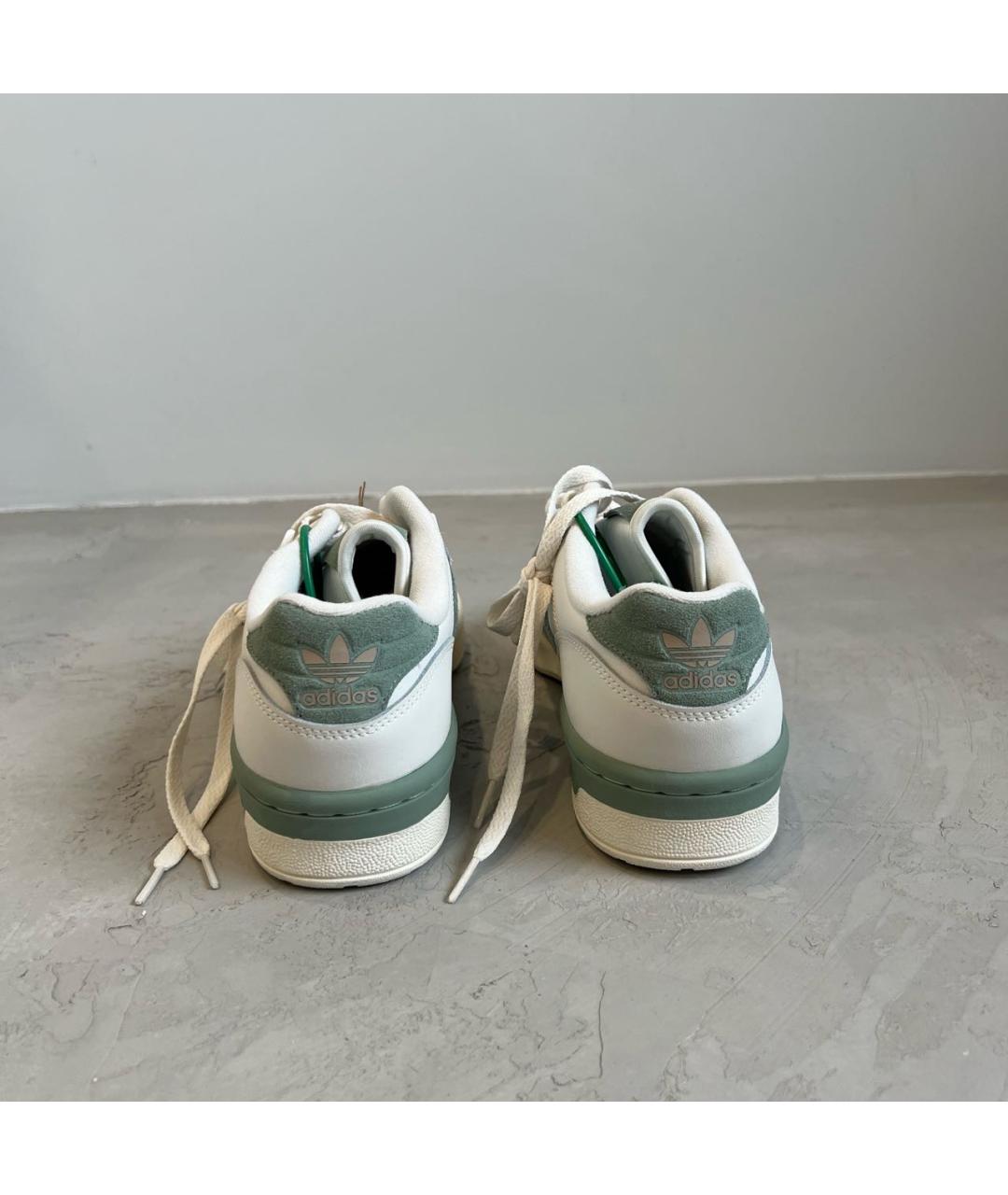 ADIDAS Бежевые кожаные низкие кроссовки / кеды, фото 3