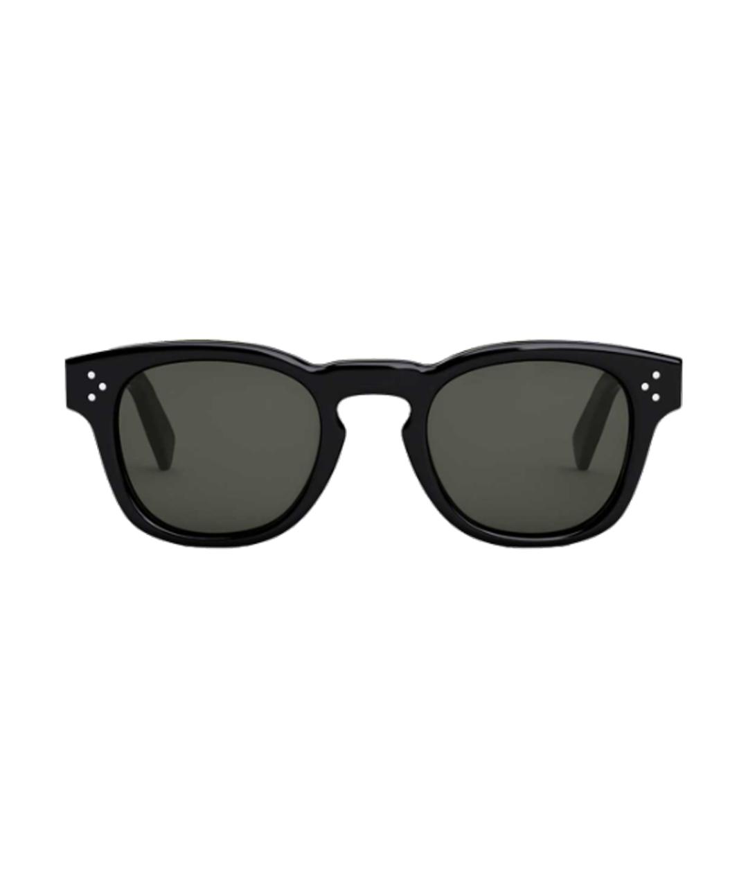 CELINE Черные пластиковые солнцезащитные очки, фото 2