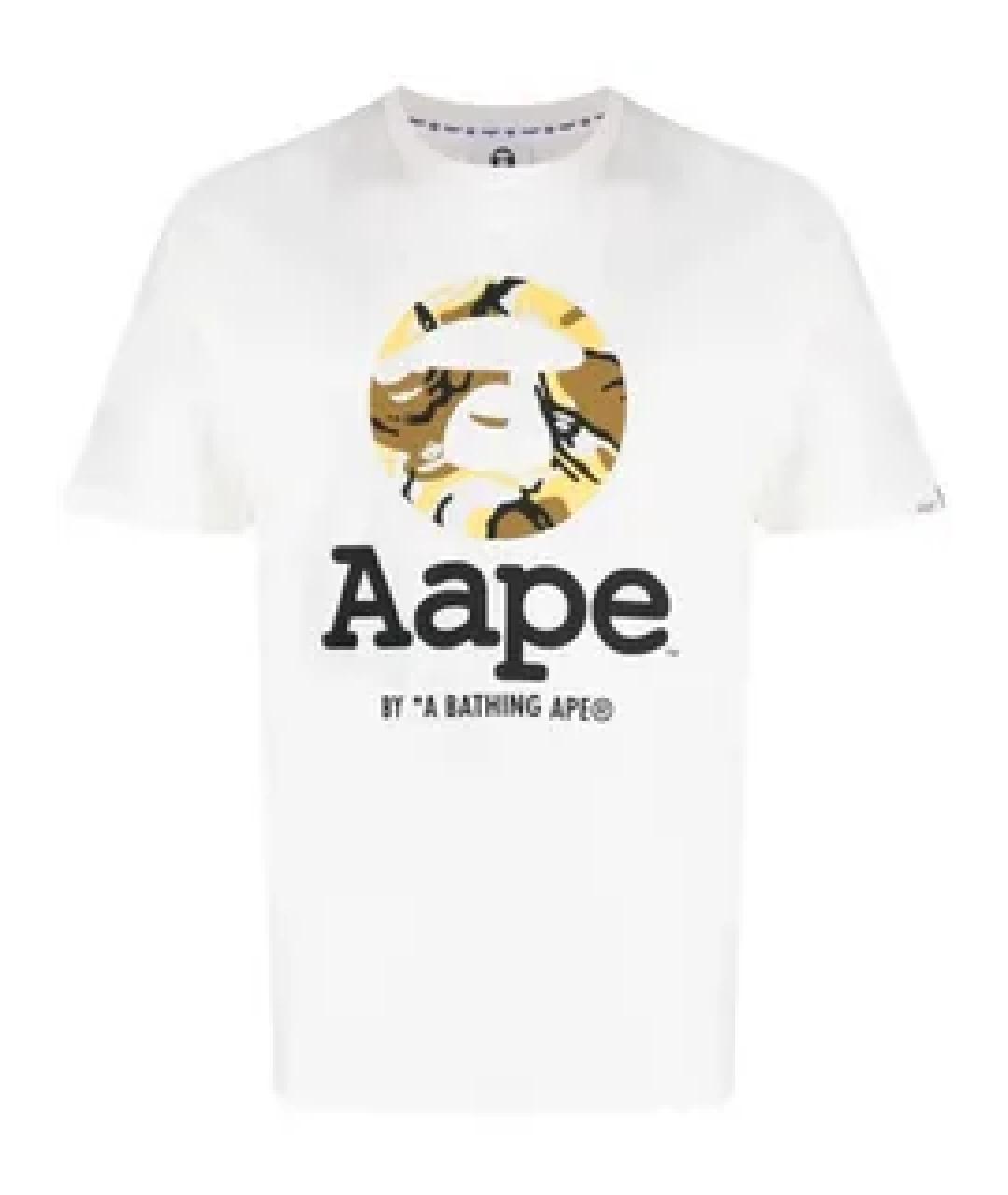 A BATHING APE Белая хлопковая майка, фото 1