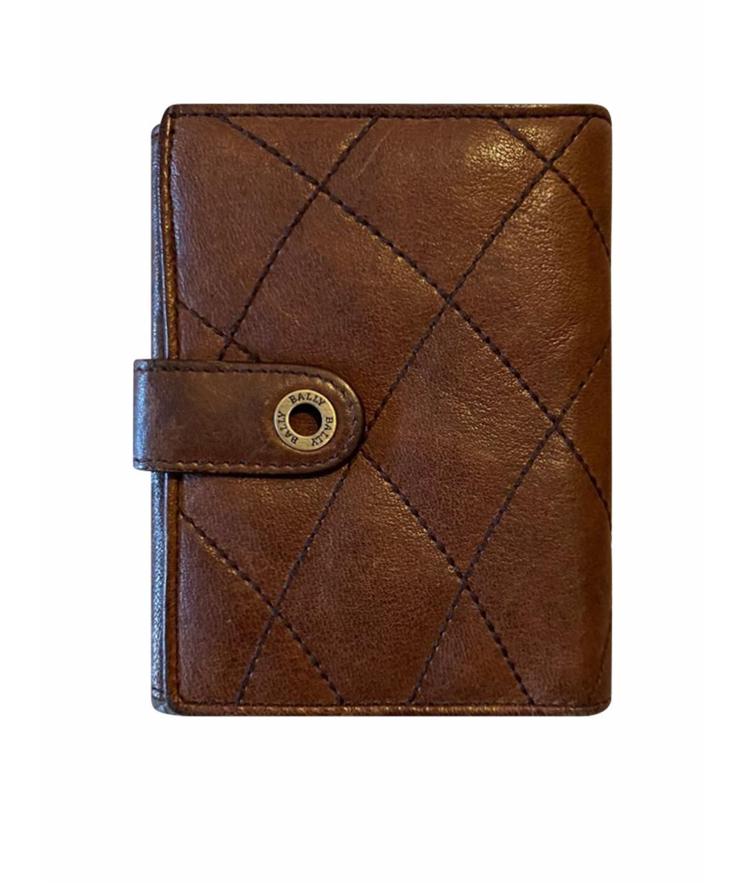BALLY Коричневый кожаный кошелек, фото 1