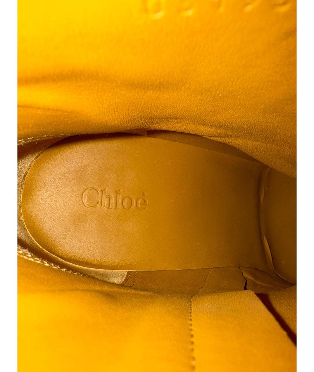 CHLOE Черные кожаные ботинки, фото 6