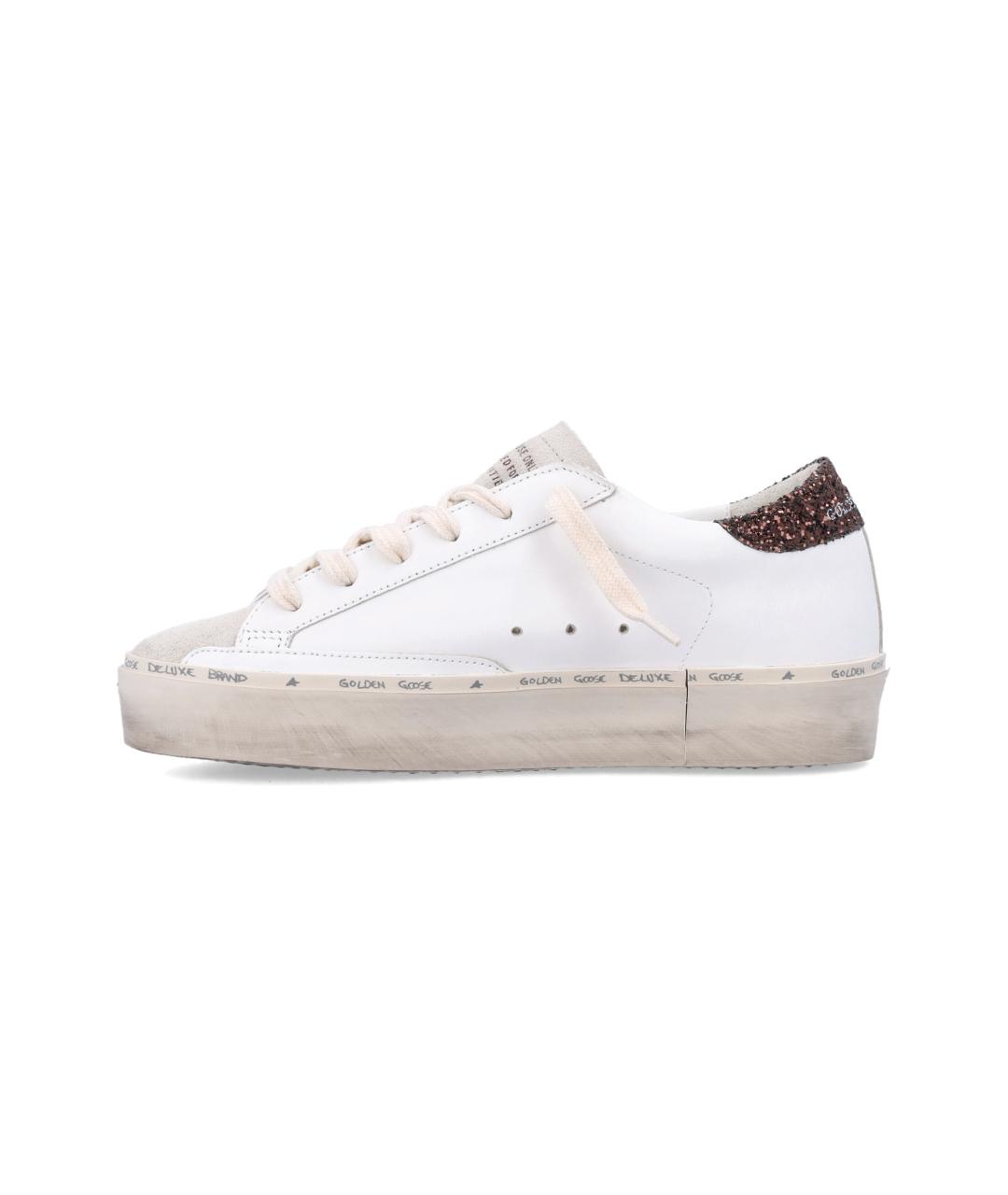GOLDEN GOOSE DELUXE BRAND Белые кожаные кеды, фото 3