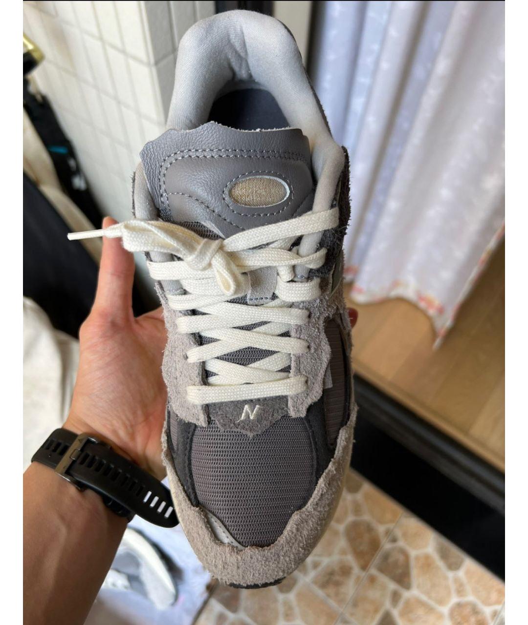 NEW BALANCE Серые низкие кроссовки / кеды, фото 2