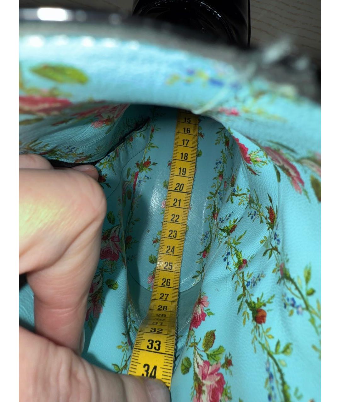 GUCCI Черные ботильоны из лакированной кожи, фото 8