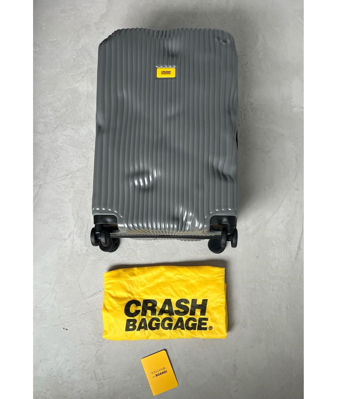 CRASH BAGGAGE Антрацитовый чемодан, фото 5