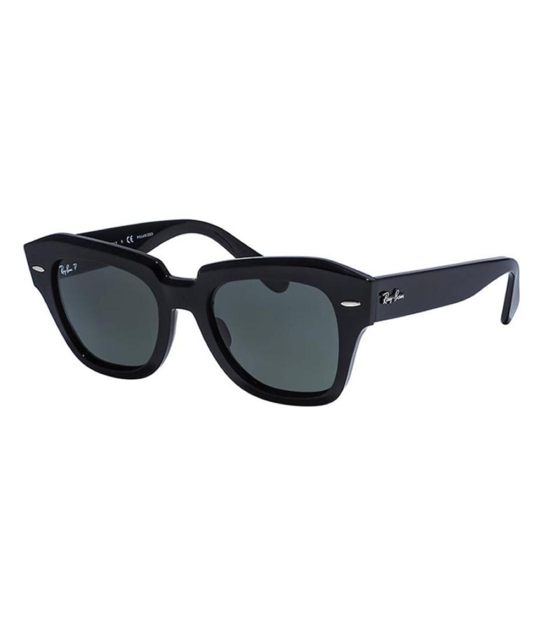 RAY BAN Черные солнцезащитные очки, фото 1