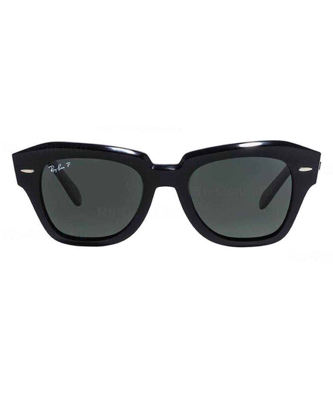 RAY BAN Черные солнцезащитные очки, фото 2