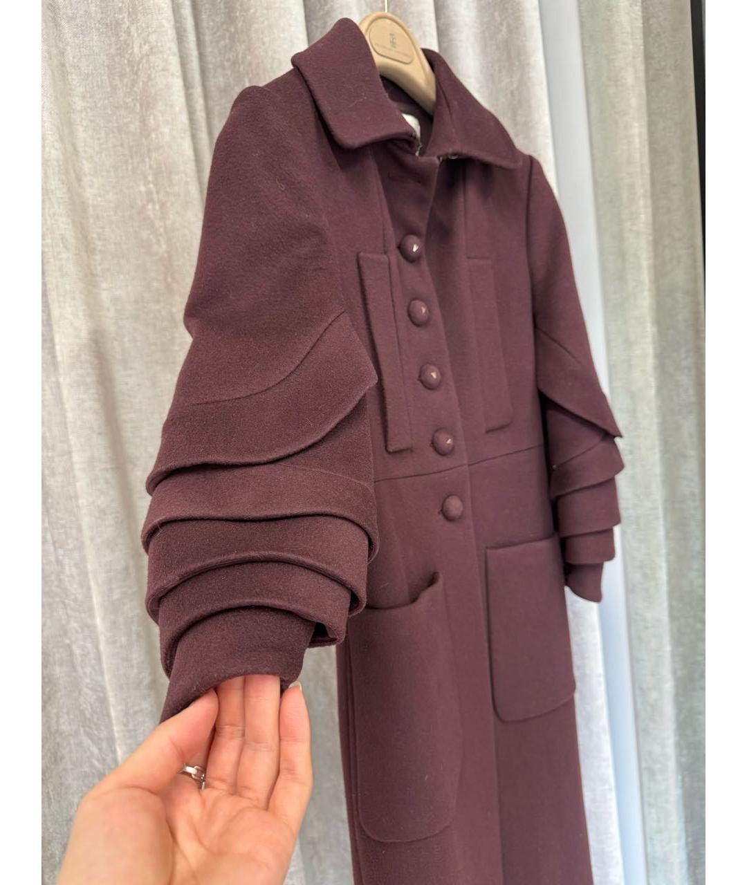 VALENTINO Бордовое пальто, фото 3