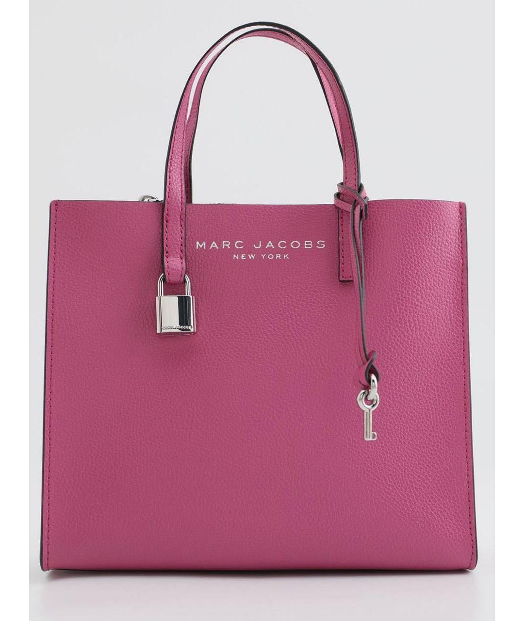 MARC JACOBS Фуксия кожаная сумка через плечо, фото 8