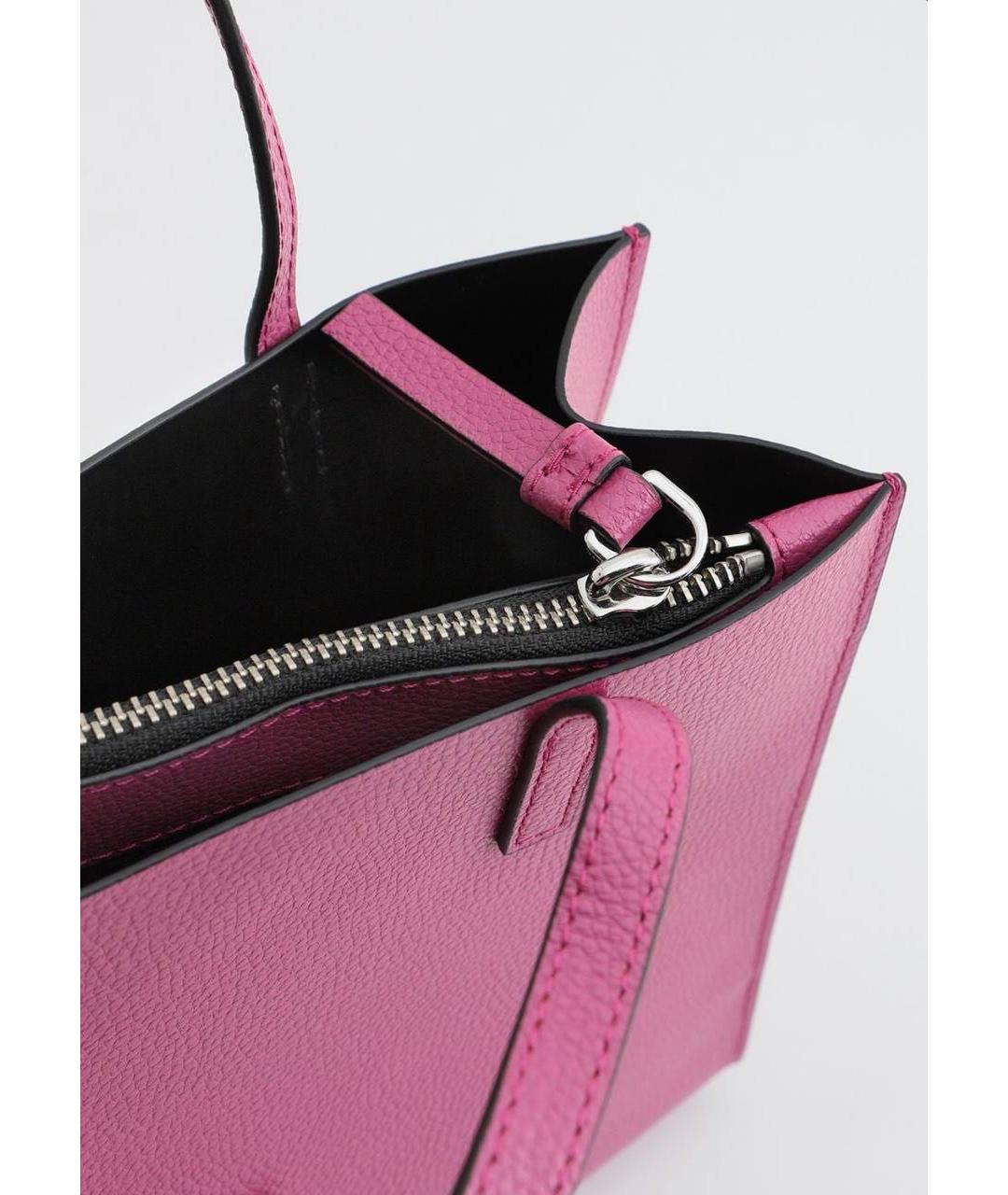 MARC JACOBS Фуксия кожаная сумка через плечо, фото 3