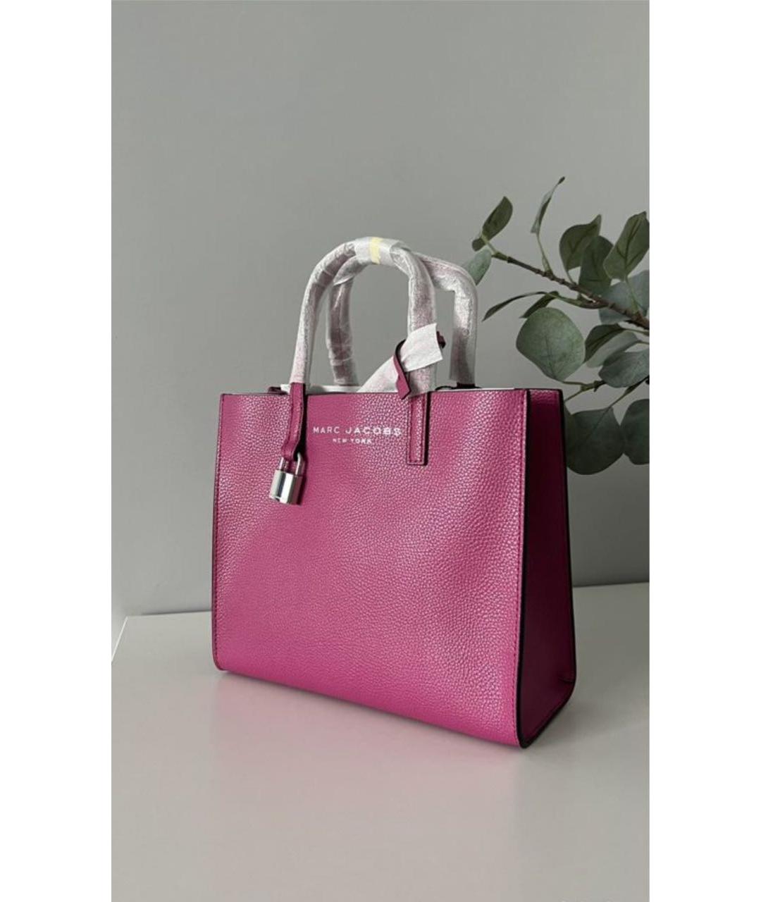 MARC JACOBS Фуксия кожаная сумка через плечо, фото 5