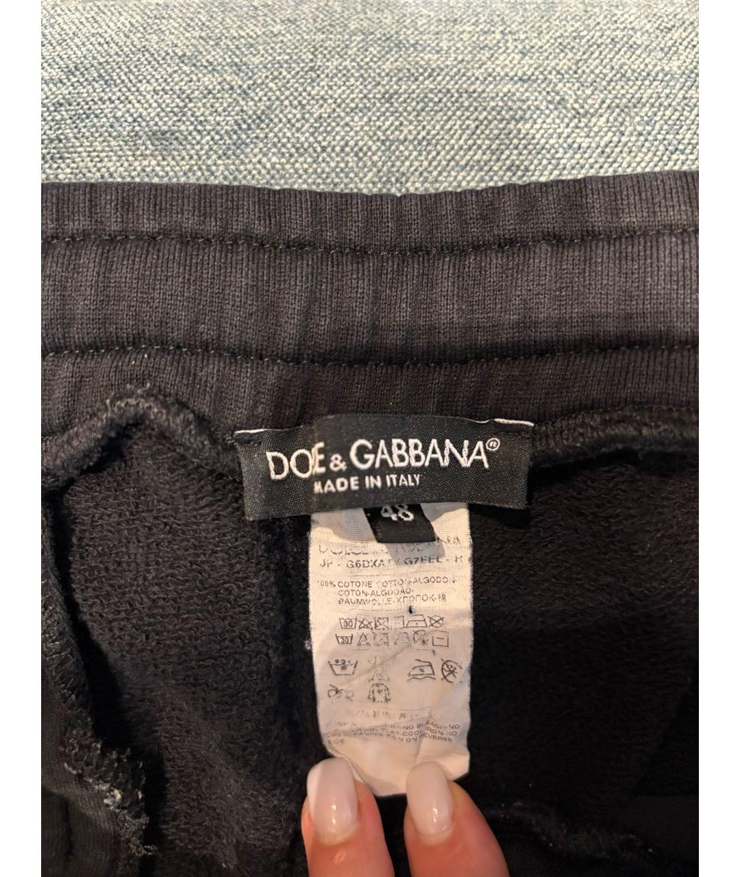 DOLCE&GABBANA Черный повседневный костюм, фото 4