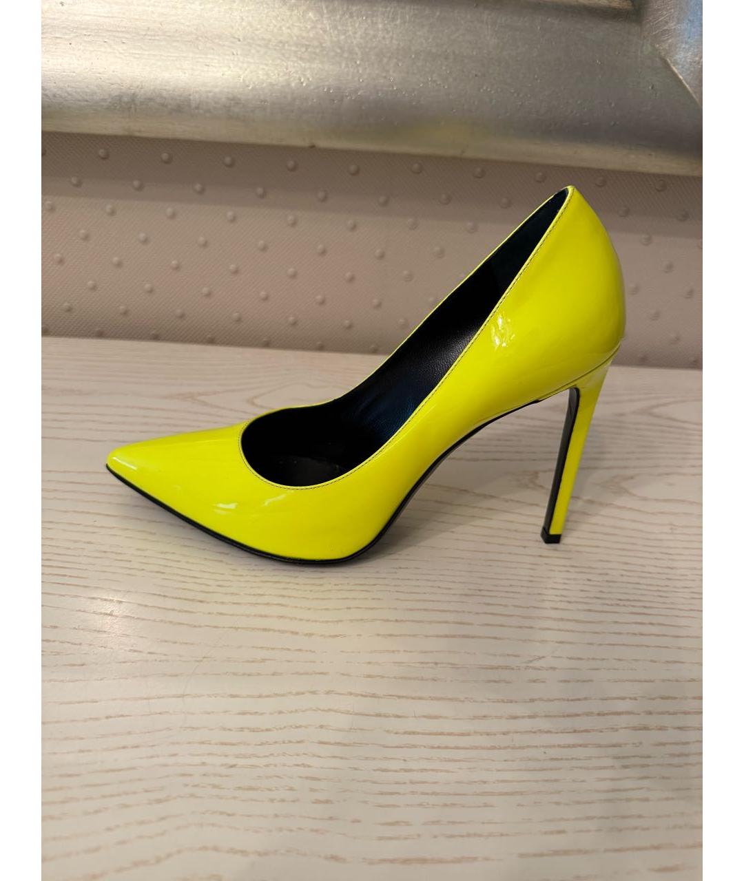 SAINT LAURENT Туфли из лакированной кожи, фото 9