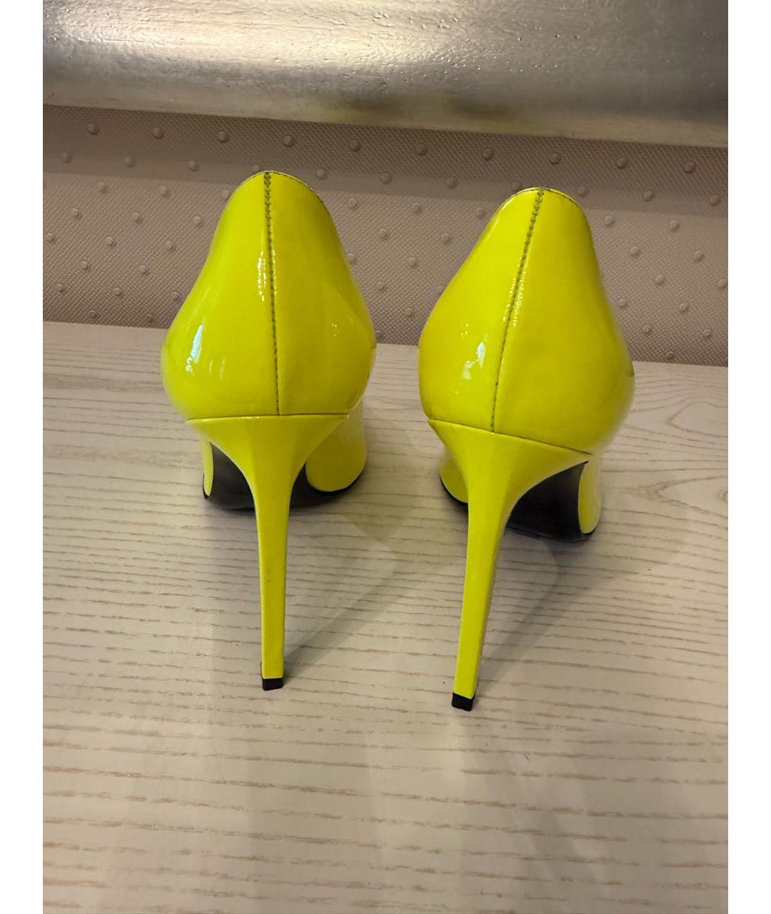SAINT LAURENT Туфли из лакированной кожи, фото 4