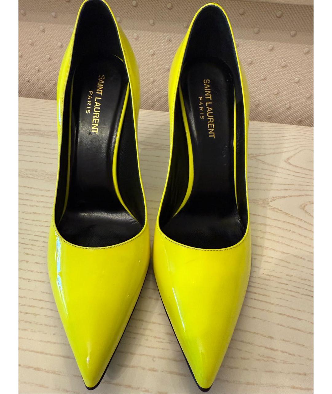 SAINT LAURENT Туфли из лакированной кожи, фото 2