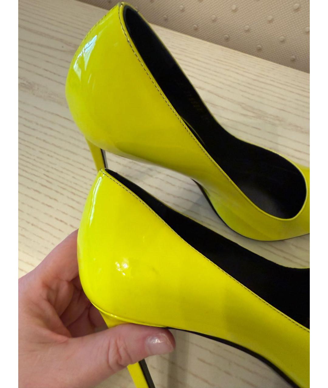 SAINT LAURENT Туфли из лакированной кожи, фото 6