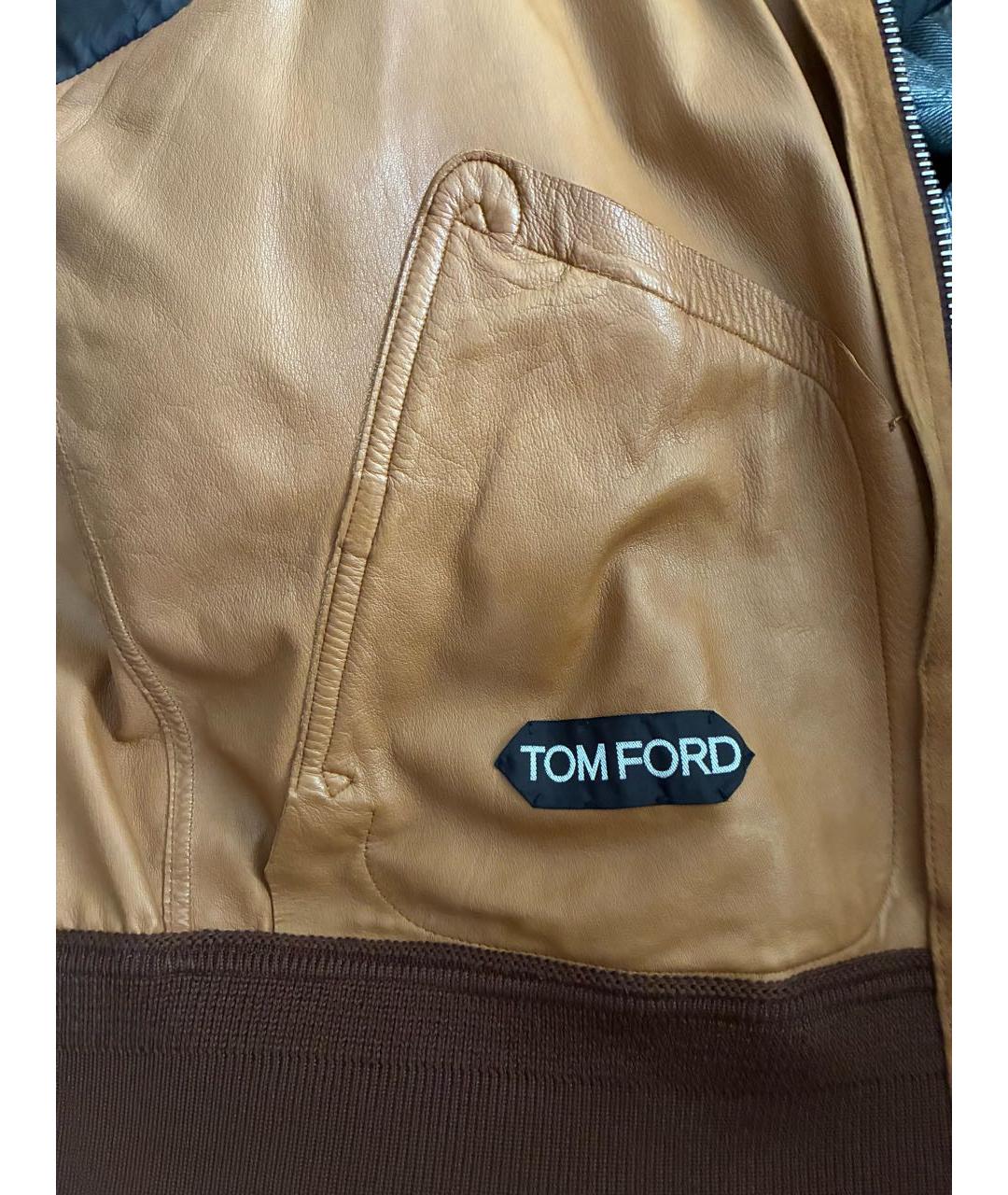 TOM FORD Коричневая замшевая куртка, фото 3