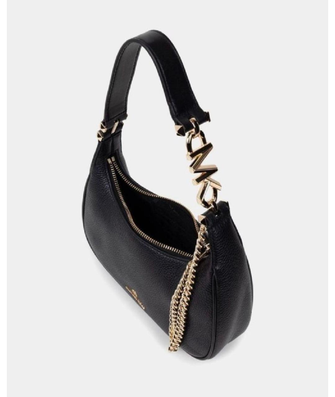 MICHAEL KORS Черная кожаная сумка через плечо, фото 4