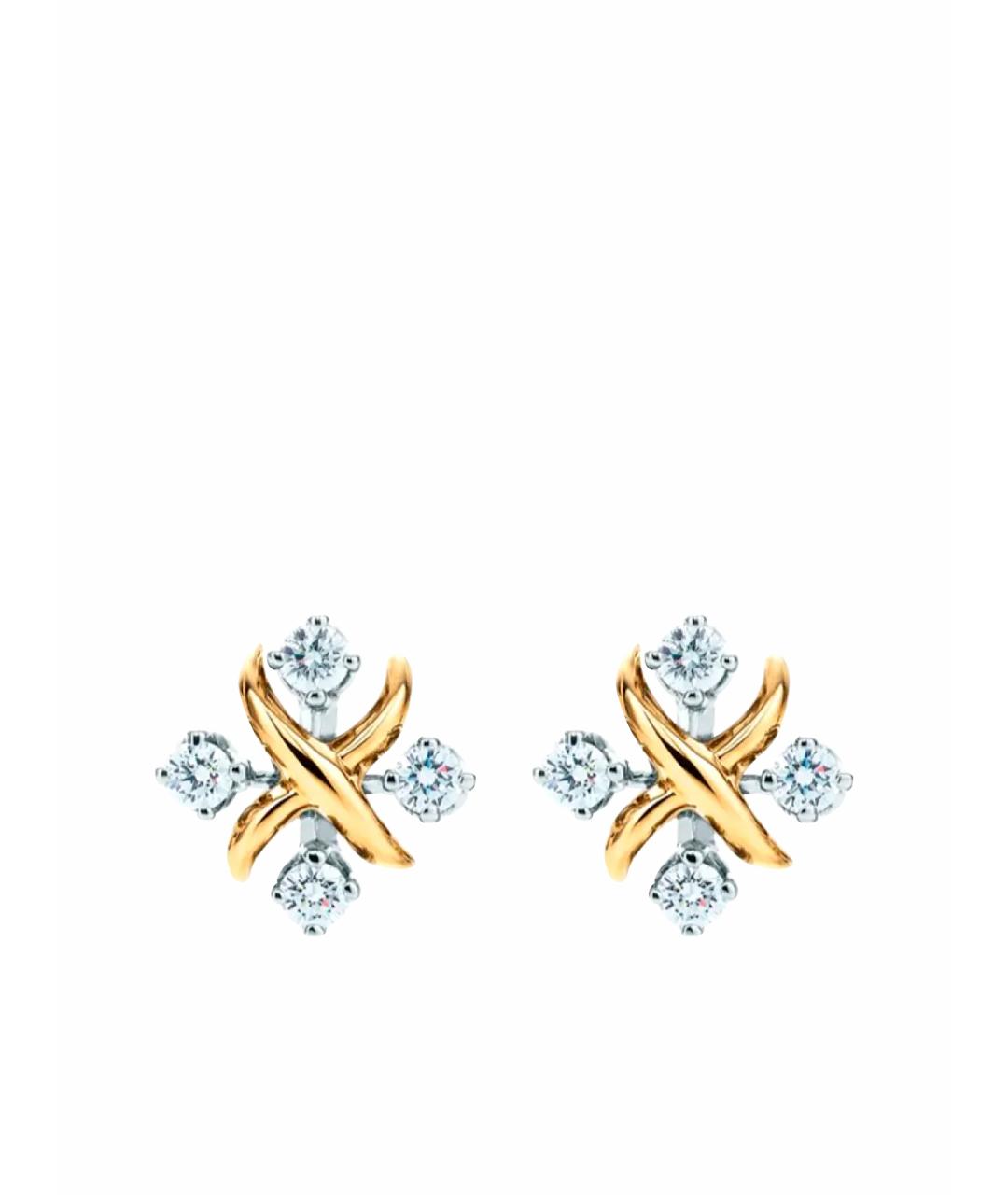TIFFANY&CO Золотые серьги из желтого золота, фото 1