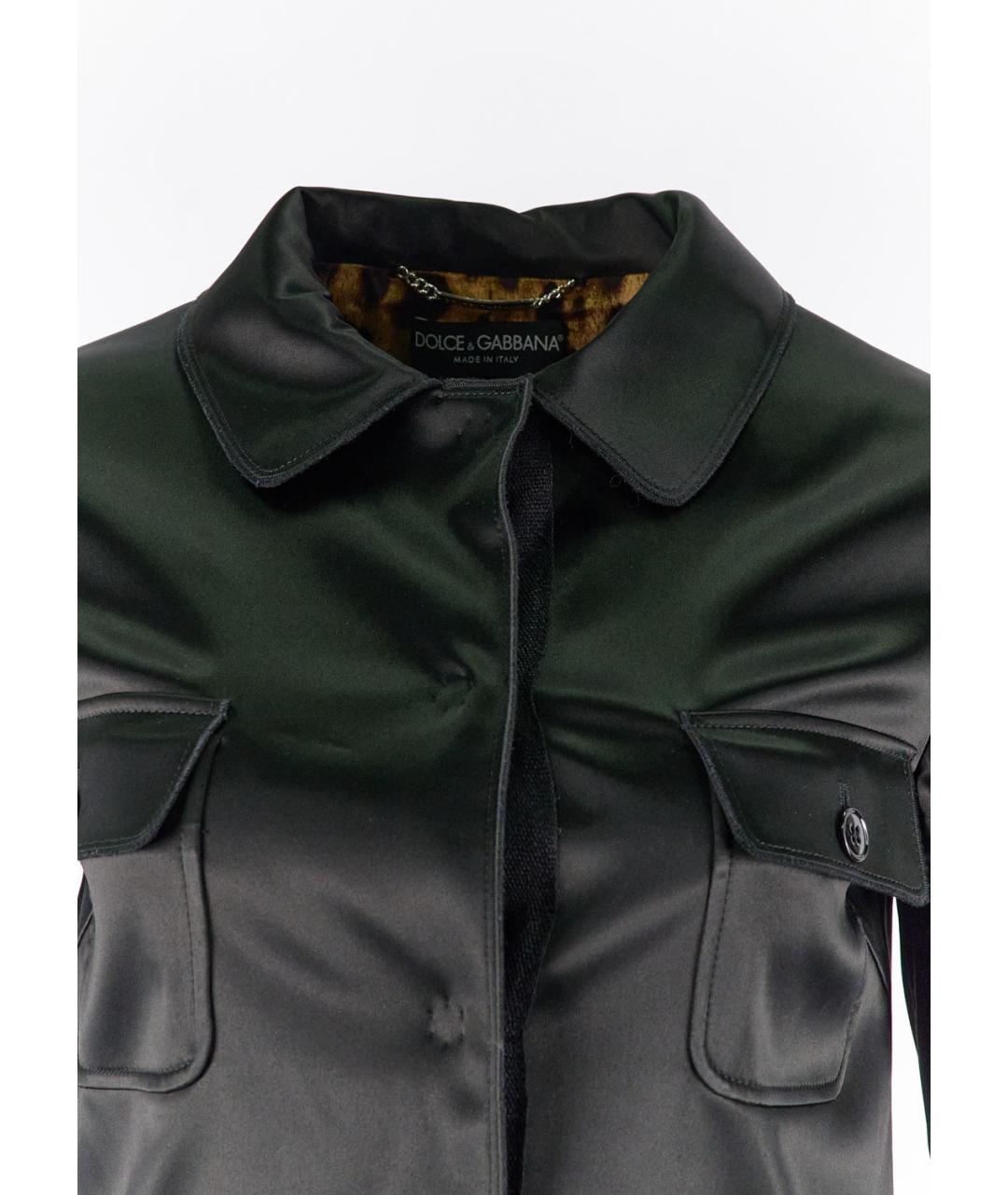 DOLCE&GABBANA Черный ацетатный костюм с юбками, фото 3