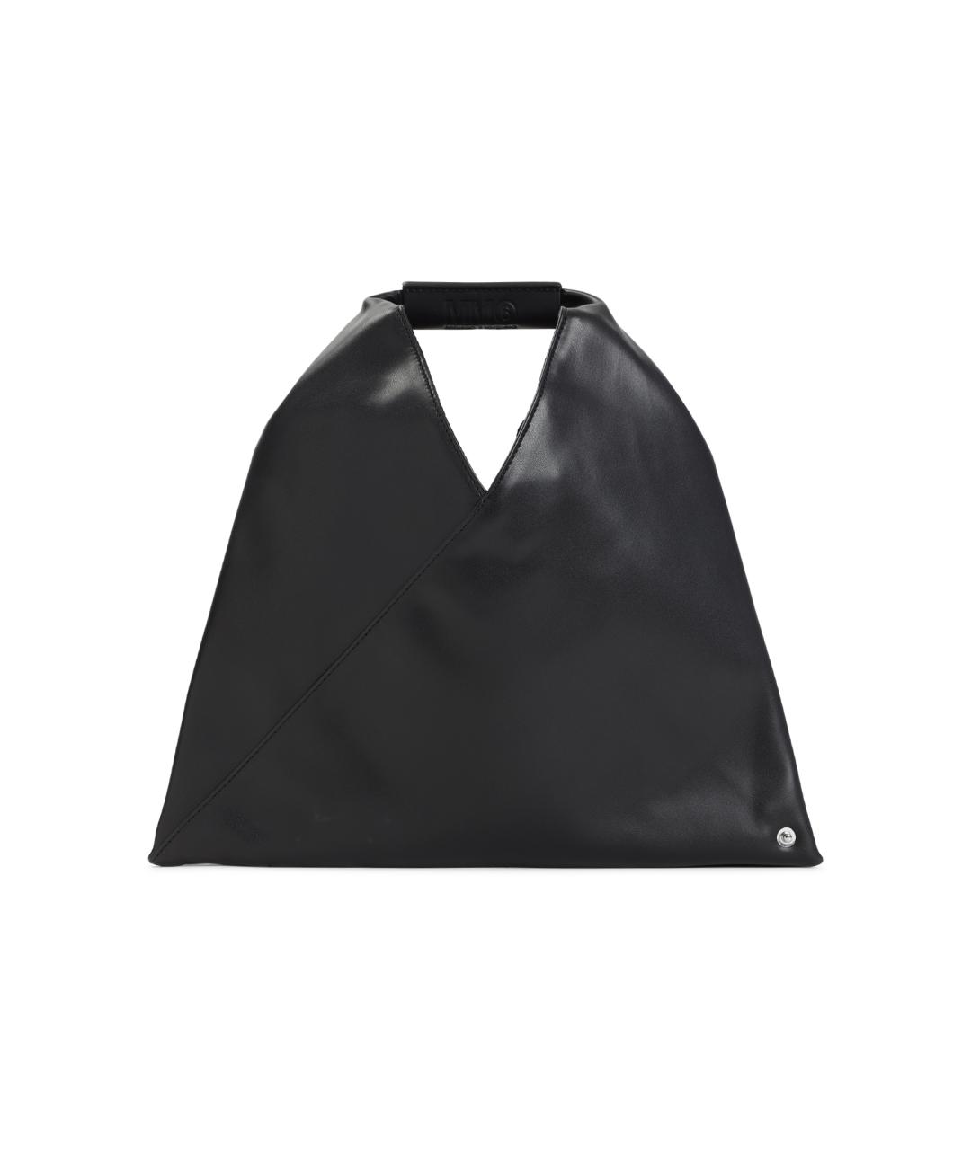 MM6 MAISON MARGIELA Черная синтетическая сумка тоут, фото 1