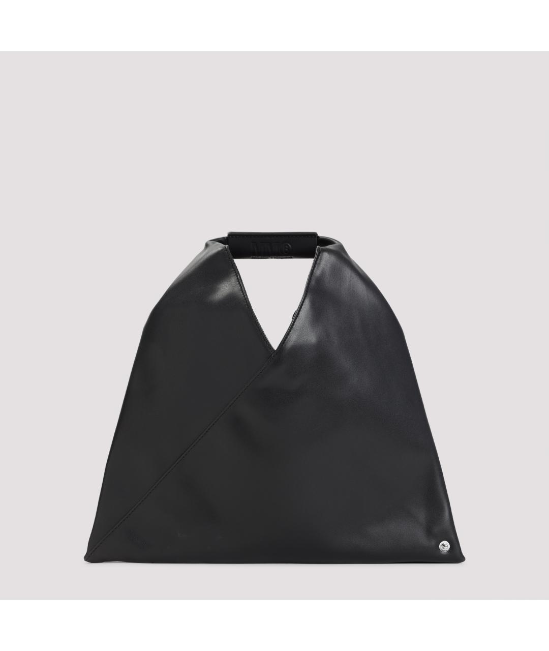 MM6 MAISON MARGIELA Черная синтетическая сумка тоут, фото 2