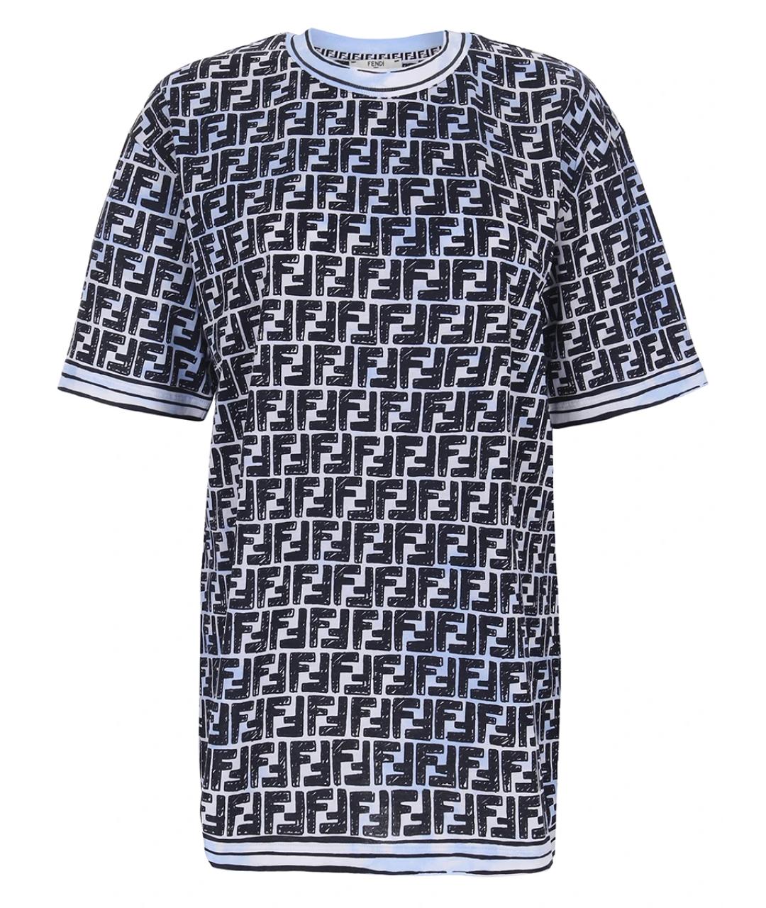 FENDI Мульти футболка, фото 1