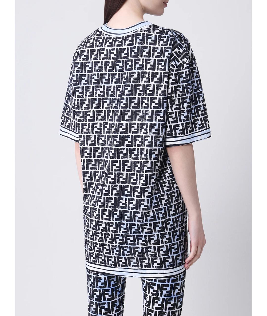 FENDI Мульти футболка, фото 3