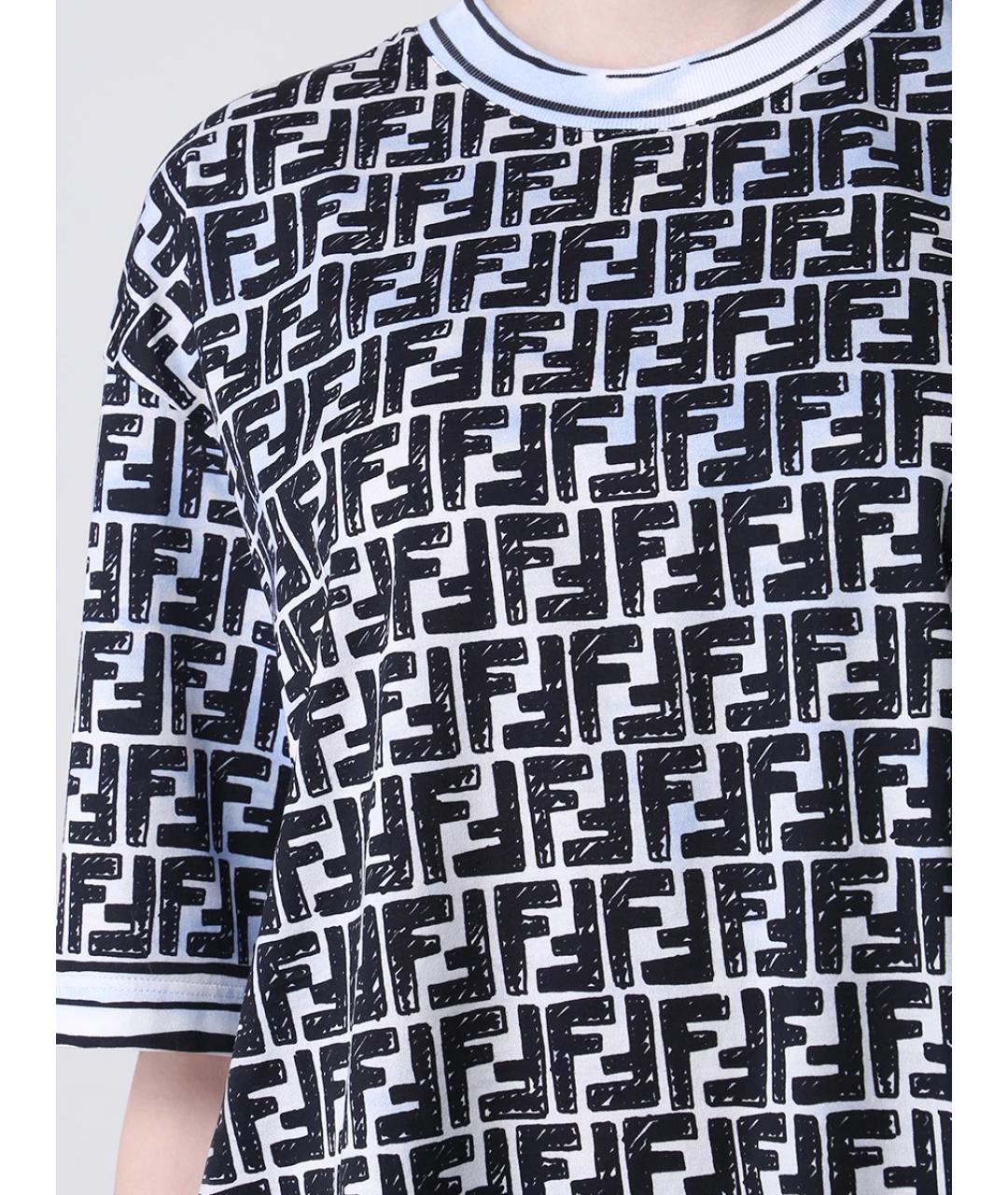 FENDI Мульти футболка, фото 5