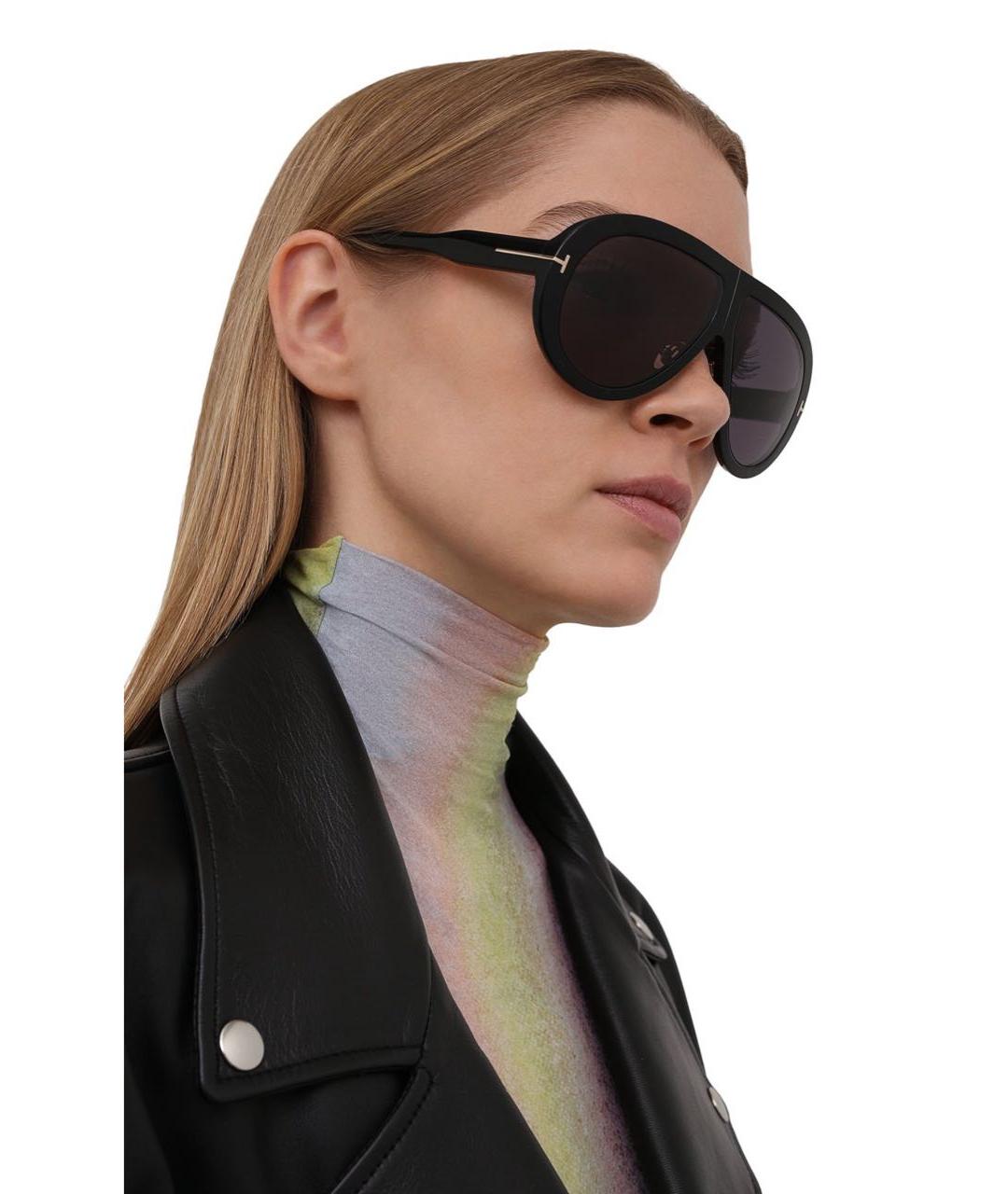 TOM FORD Черные солнцезащитные очки, фото 5