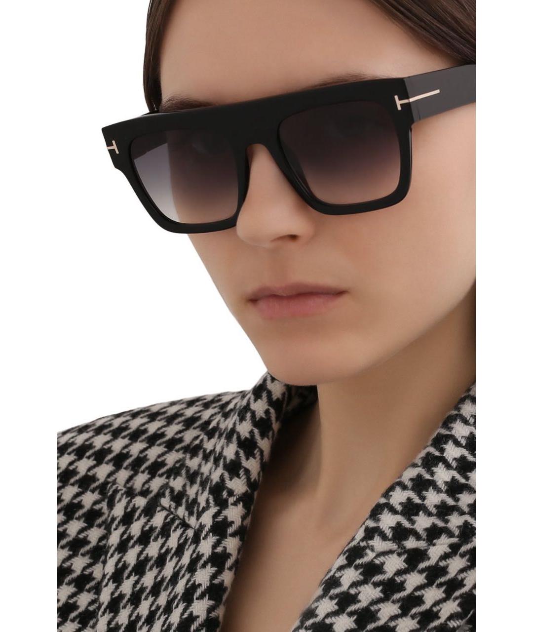 TOM FORD Черные солнцезащитные очки, фото 5