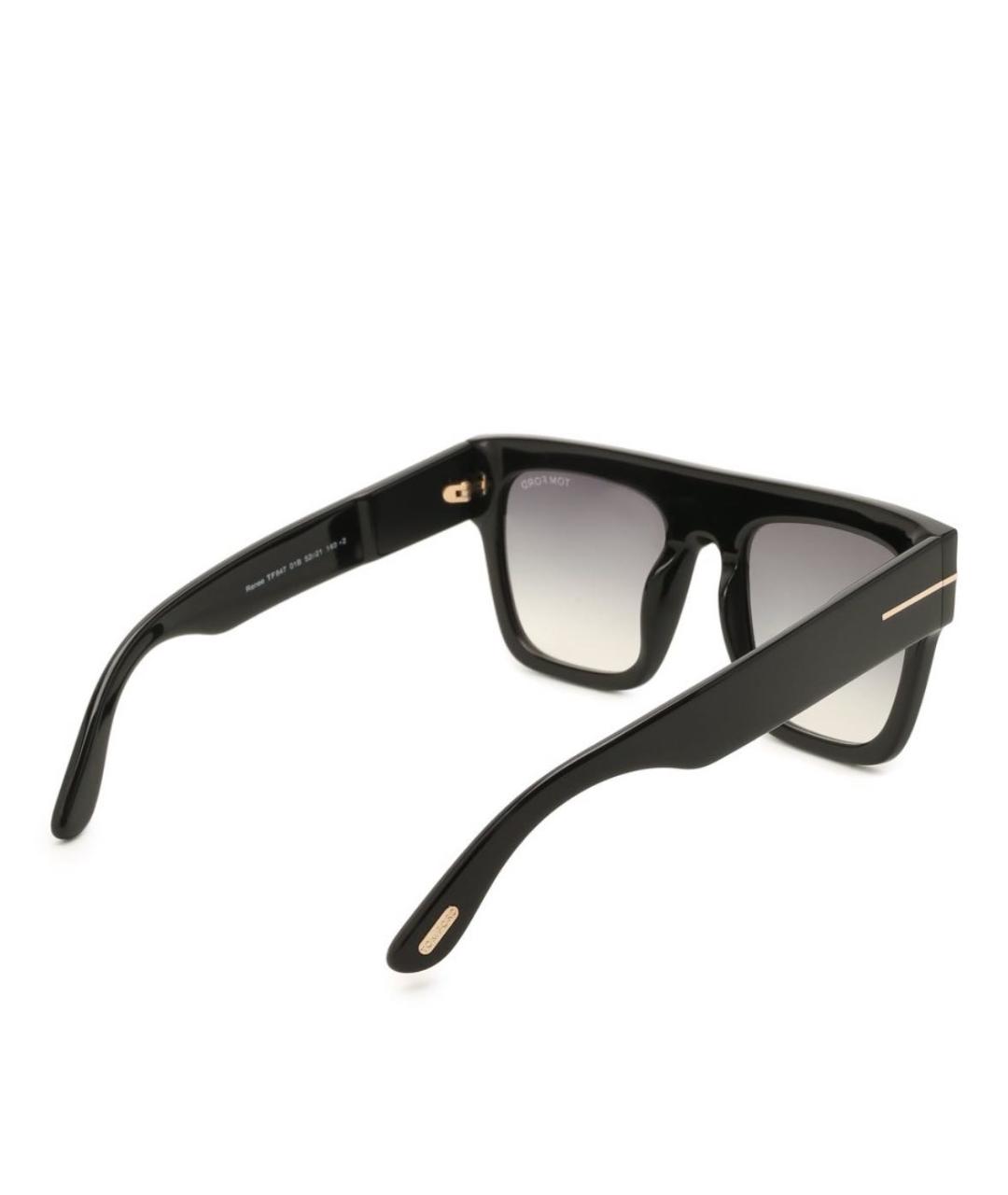 TOM FORD Черные солнцезащитные очки, фото 3