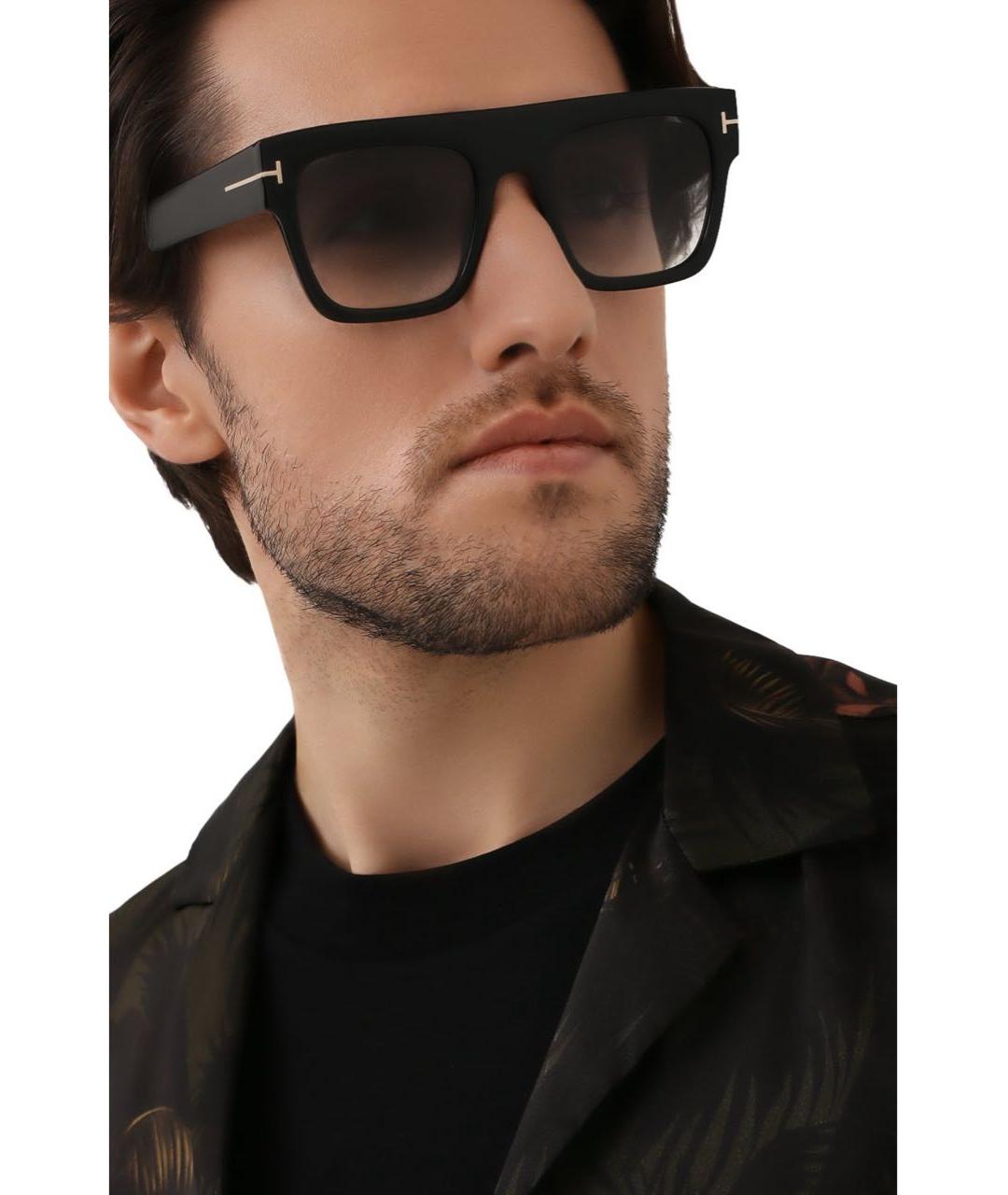 TOM FORD Черные солнцезащитные очки, фото 4