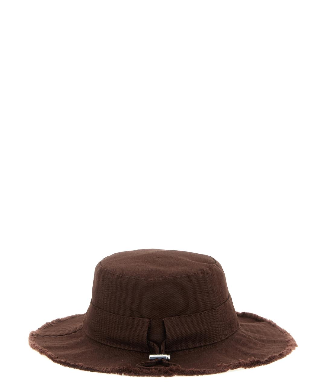 JACQUEMUS Коричневая шляпа, фото 3