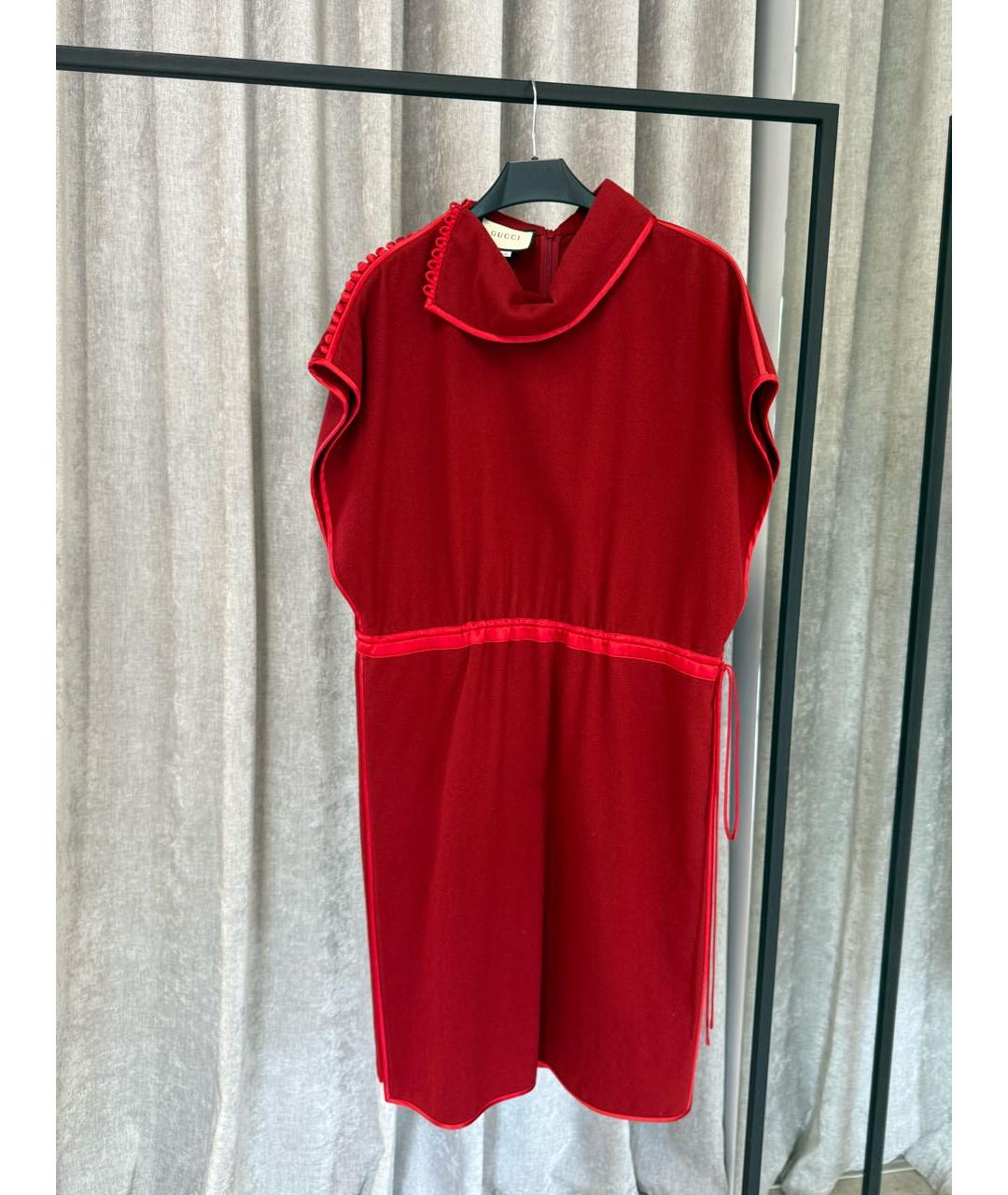 GUCCI Красное повседневное платье, фото 6