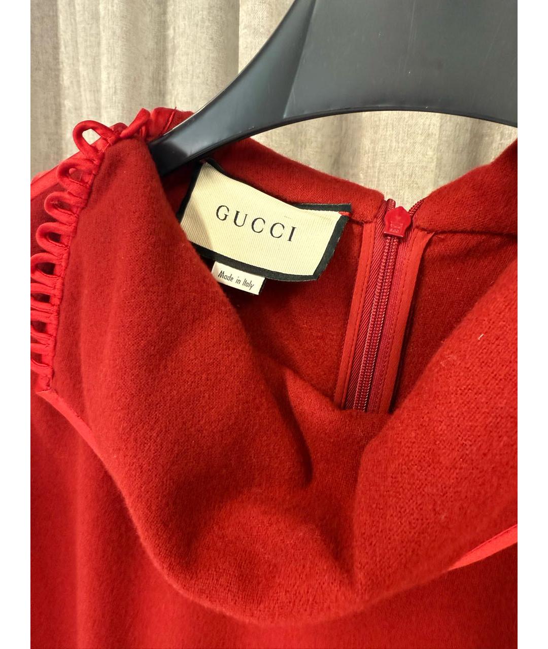 GUCCI Красное повседневное платье, фото 5
