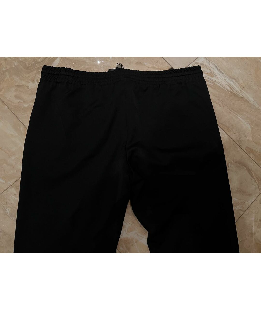 SAINT LAURENT Черные шерстяные повседневные брюки, фото 5