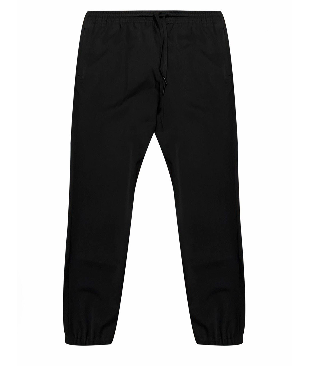 SAINT LAURENT Черные шерстяные повседневные брюки, фото 1