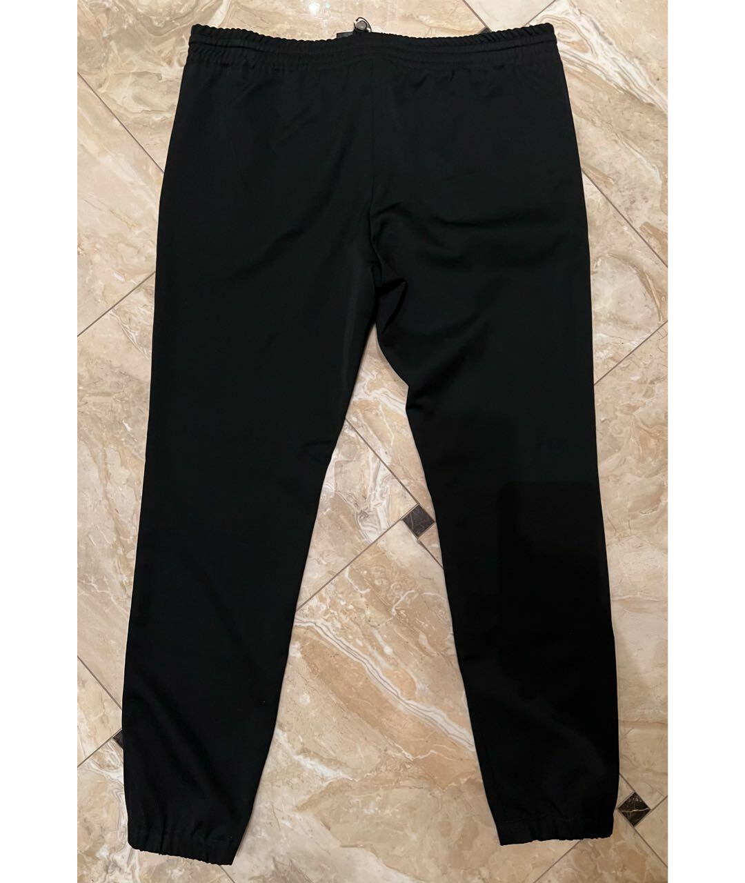 SAINT LAURENT Черные шерстяные повседневные брюки, фото 2